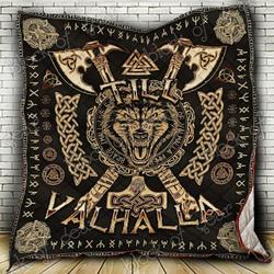 Till Valhalla Hur Quilt py and Home Decor
