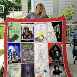 Tim Burton Books Quilt Blanket and Home Decor