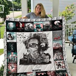 Tim Burton Quilt Blanket I1D1 and Home Decor