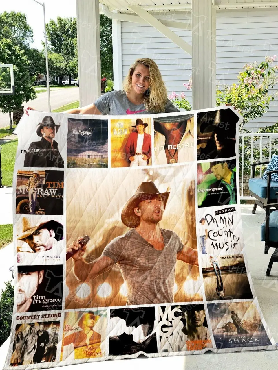 Tim Mcgraw Quilt Blanket 0926 and Home Decor