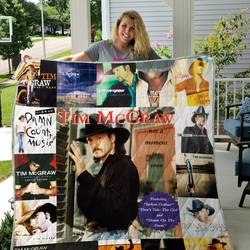 Tim Mcgraw Quilt Blanket For Fans Ver 17 and Home Decor