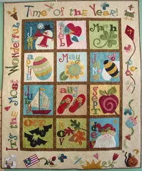 Time Clm190680 Quilt Blanket and Home Decor