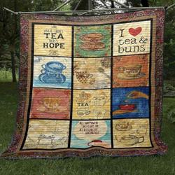 Time For Tea Pkd2006105 Quilt Blanket and Home Decor