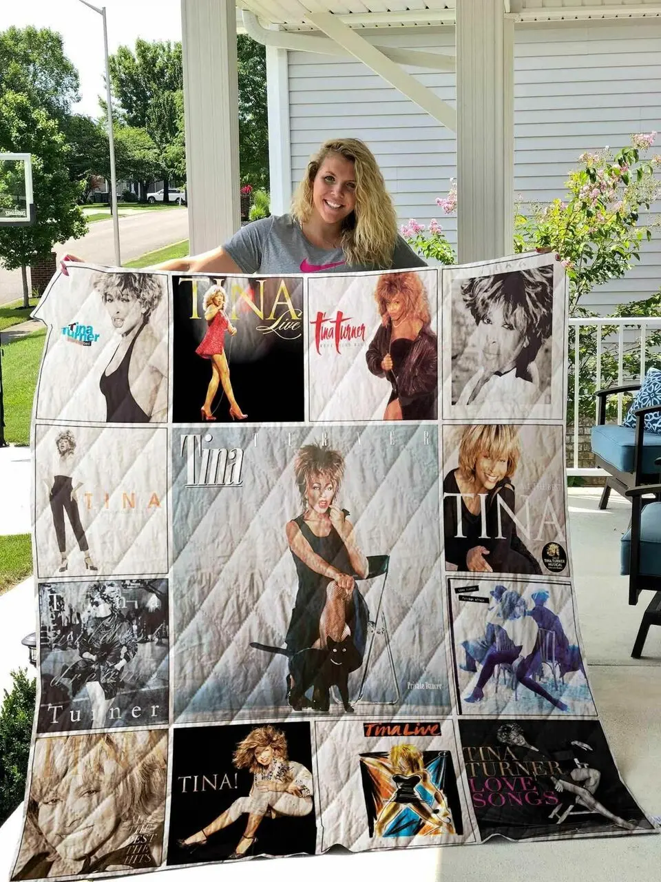Tina Turner Blanket Th1809 Quilt and Home Decor