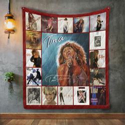 Tina Turner Style 2 Quilt Blanket and Home Decor
