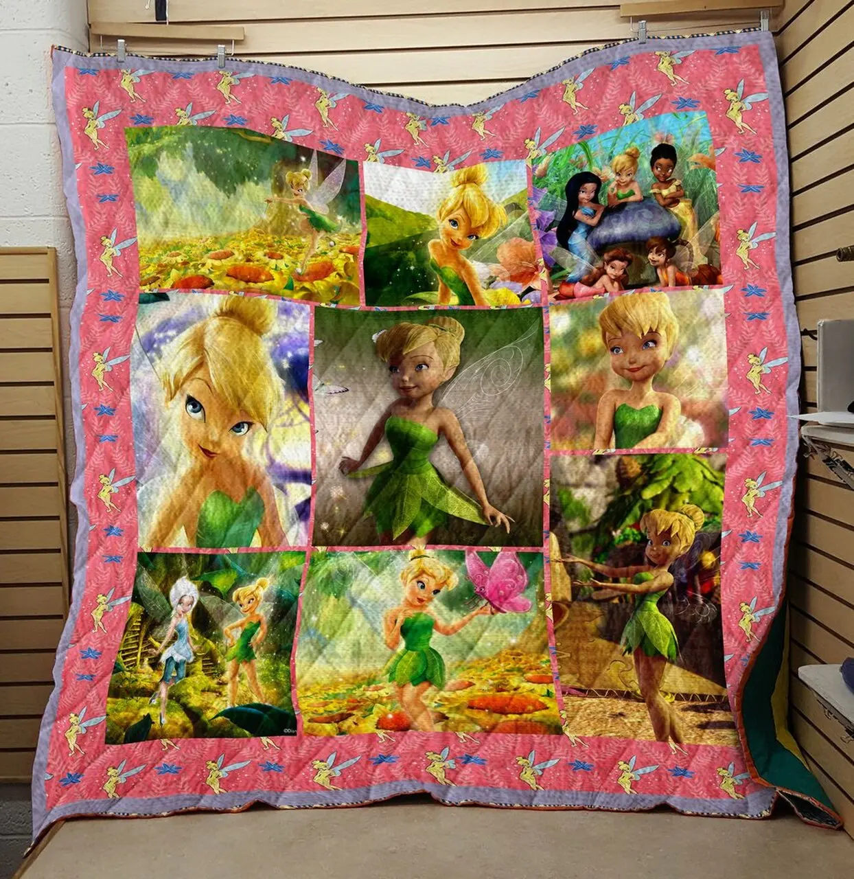 Tinker Bell Lovely Quilt V8 Quilt and Home Decor