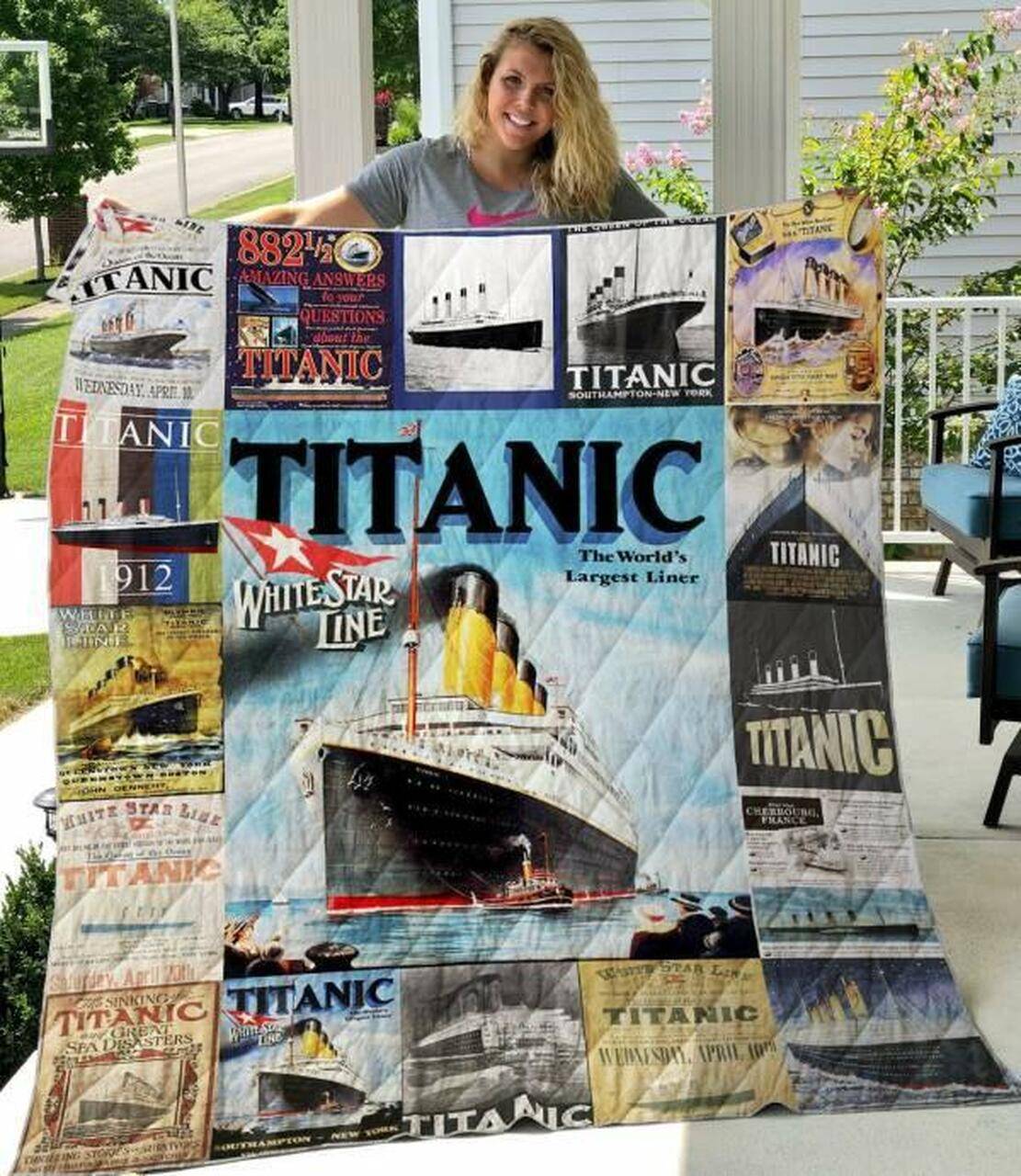 Titanic Quilt Blanket M11063 Quilt and Home Decor