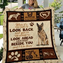 Tlab German Shepherd Quilt Blanket Ver 4 and Home Decor