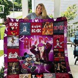 Tlmus Ac Dc Quilt Blanket and Home Decor