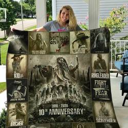 Tlmus Anniversary 10Th The Walking Dead V17 Quilt Blanket and Home Decor