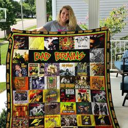 Tlmus Bad Brains Quilt Blanket and Home Decor