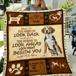 Tlmus Beagle Quilt Blanket Ver 4 and Home Decor