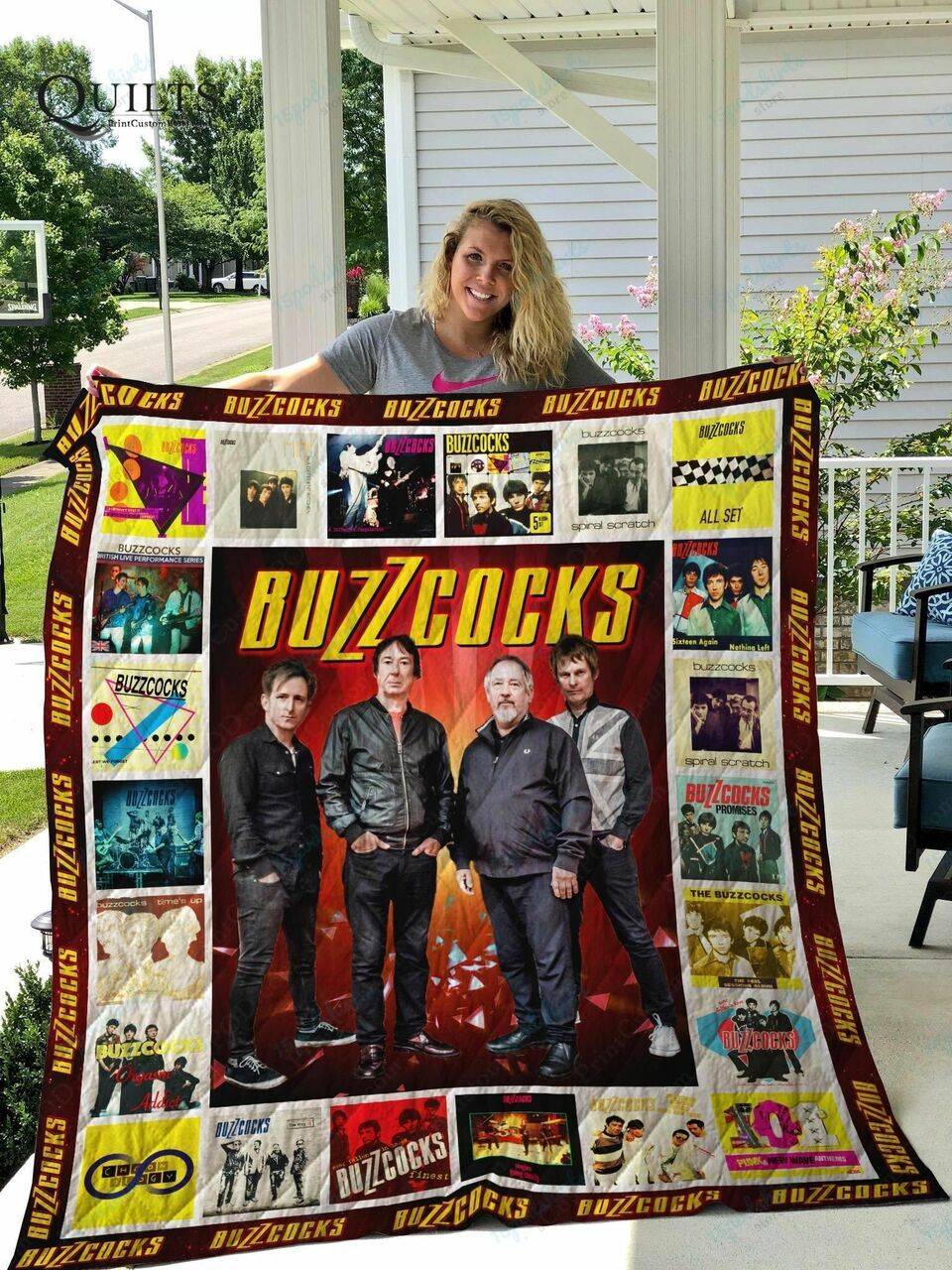 Tlmus Buzzcocks Quilt Blanket and Home Decor