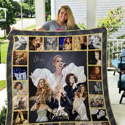 Tlmus Celine Dion Quilt Blanket and Home Decor