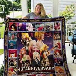 Tlmus Cyndi Lauper Quilt Blanket Ver2 and Home Decor