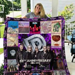 Tlmus Deep Purple Quilt Blanket and Home Decor