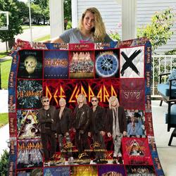 Tlmus Def Leppard Quilt Blanket and Home Decor