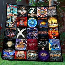 Tlmus Def Leppard Quilt Blanket Ver 4 and Home Decor