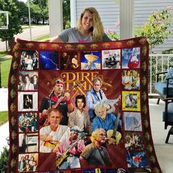 Tlmus Dire Straits Quilt Blanket and Home Decor