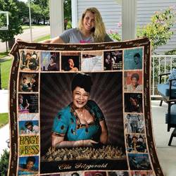 Tlmus Ella Fitzgerald Quilt Blanket and Home Decor