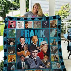 Tlmus Frank Sinatra Quilt Blanket Ver 1 and Home Decor