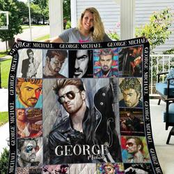 Tlmus George Michael Quilt Blanket and Home Decor