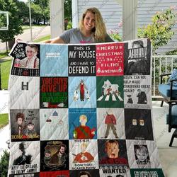 Tlmus Home Alone T Shirt Quilt Blanket and Home Decor