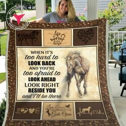 Tlmus Horse Quilt Blanket Ver 25 and Home Decor