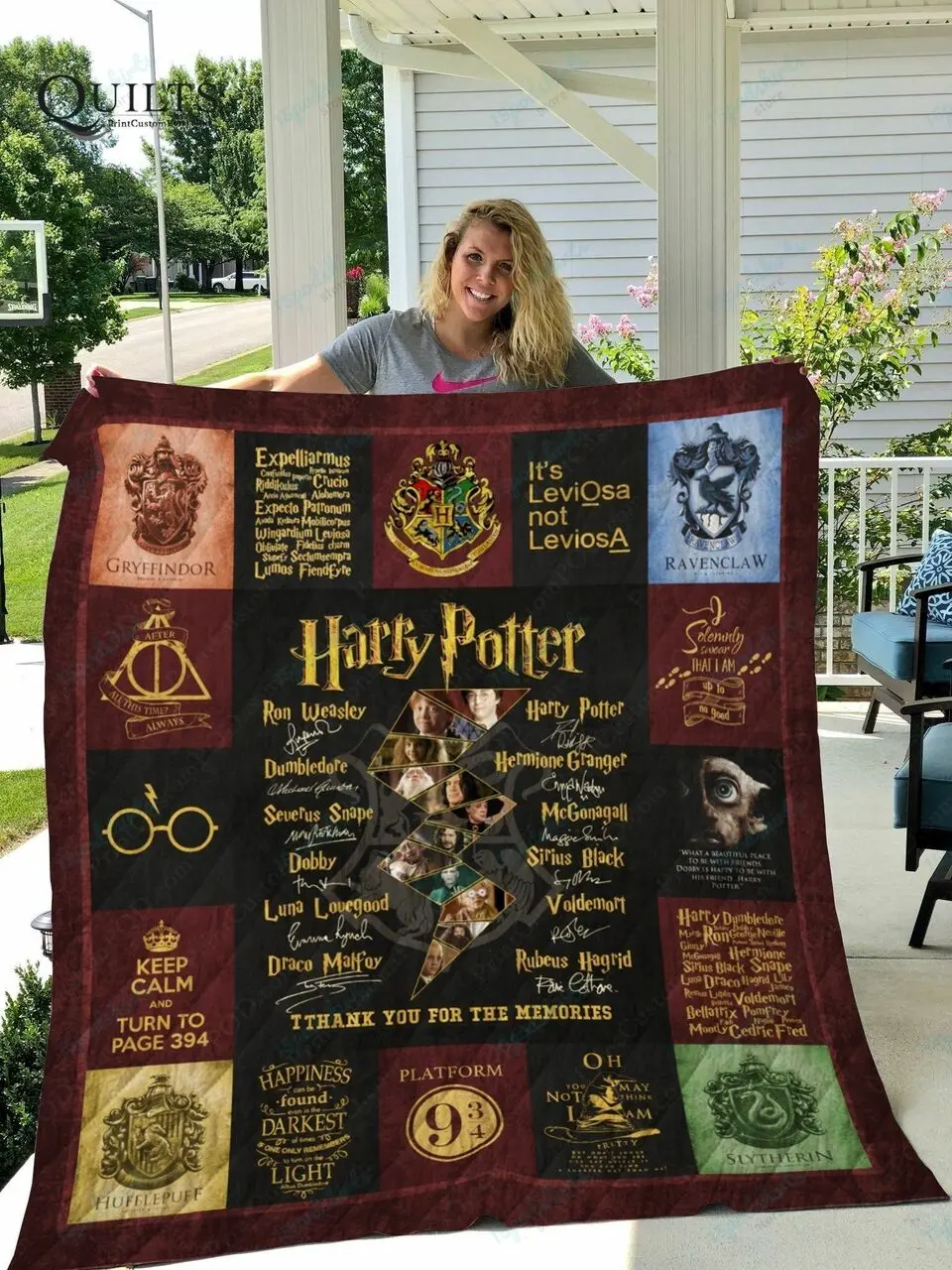 Tlmus Hp Quilt Blanket Ver 1 and Home Decor
