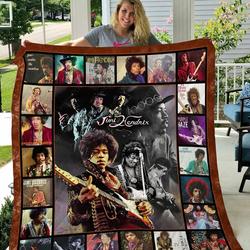 Tlmus Jimi Hendix Quilt Blanket Ver 2 and Home Decor