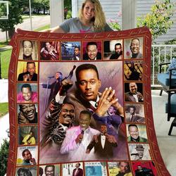 Tlmus Luther Vandross Quilt Blanket and Home Decor