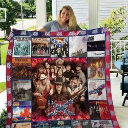 Tlmus Lynyrd Skynyrd Quilt Blanket and Home Decor