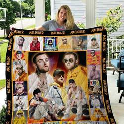 Tlmus Mac Miller Quilt Blanket Ver 1 and Home Decor