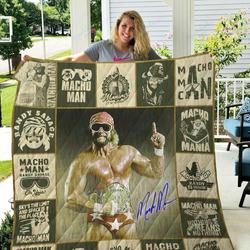 Tlmus Macho Man Quilt Blanket and Home Decor