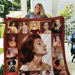 Tlmus Maria Callas Quilt Blanket Ver 2 and Home Decor