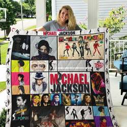 Tlmus Michael Jackson Quilt Blanket Ver 2 and Home Decor
