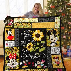 Tlmus  Mk You Are My Sunshine Quilt Blanket and Home Decor