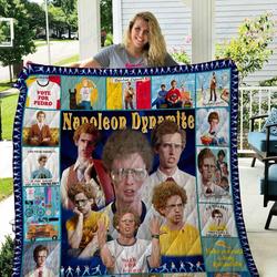 Tlmus Napoleon Dynamite Quilt Blanket and Home Decor