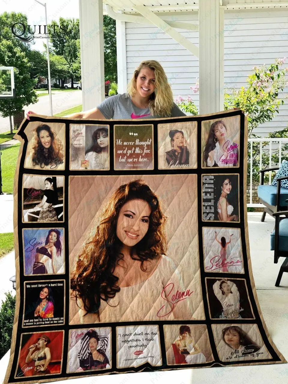 Tlmus Selena Quilt Blanket Ver 1 and Home Decor