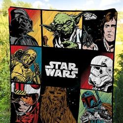 Tlmus Star Wars Quilt Blanket Ver 36 and Home Decor