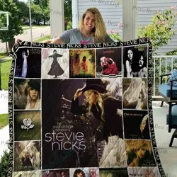 Tlmus Stevie Nicks Quilt Blanket Ver 4 and Home Decor