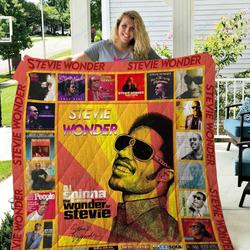 Tlmus Stevie Wonder Quilt Blanket and Home Decor