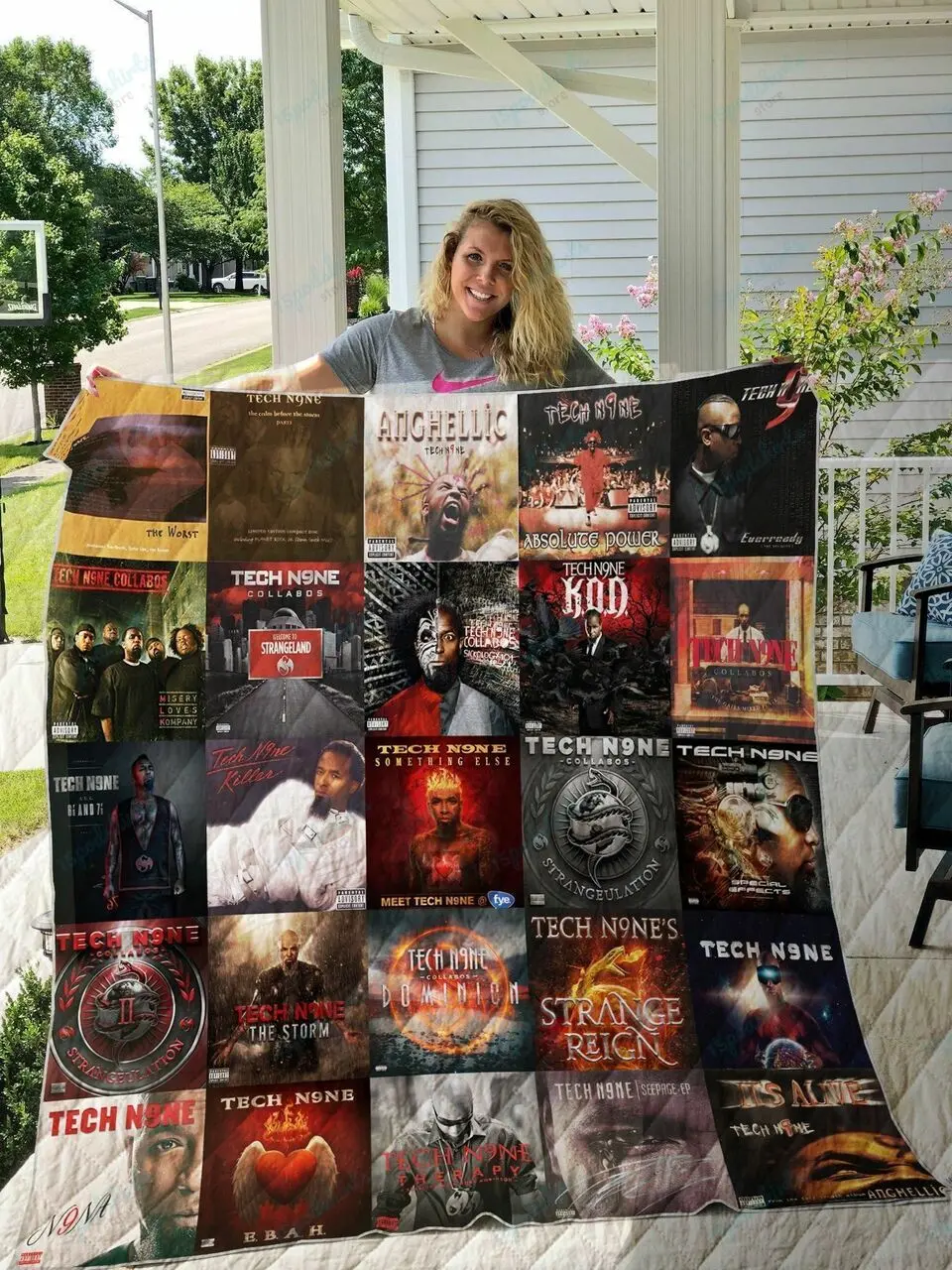 Tlmus Tech N9Ne Quilt Blanket Ver 1 and Home Decor