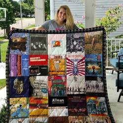 Tlmus The Allman Brothers Band Quilt Blanket Ver 6 and Home Decor