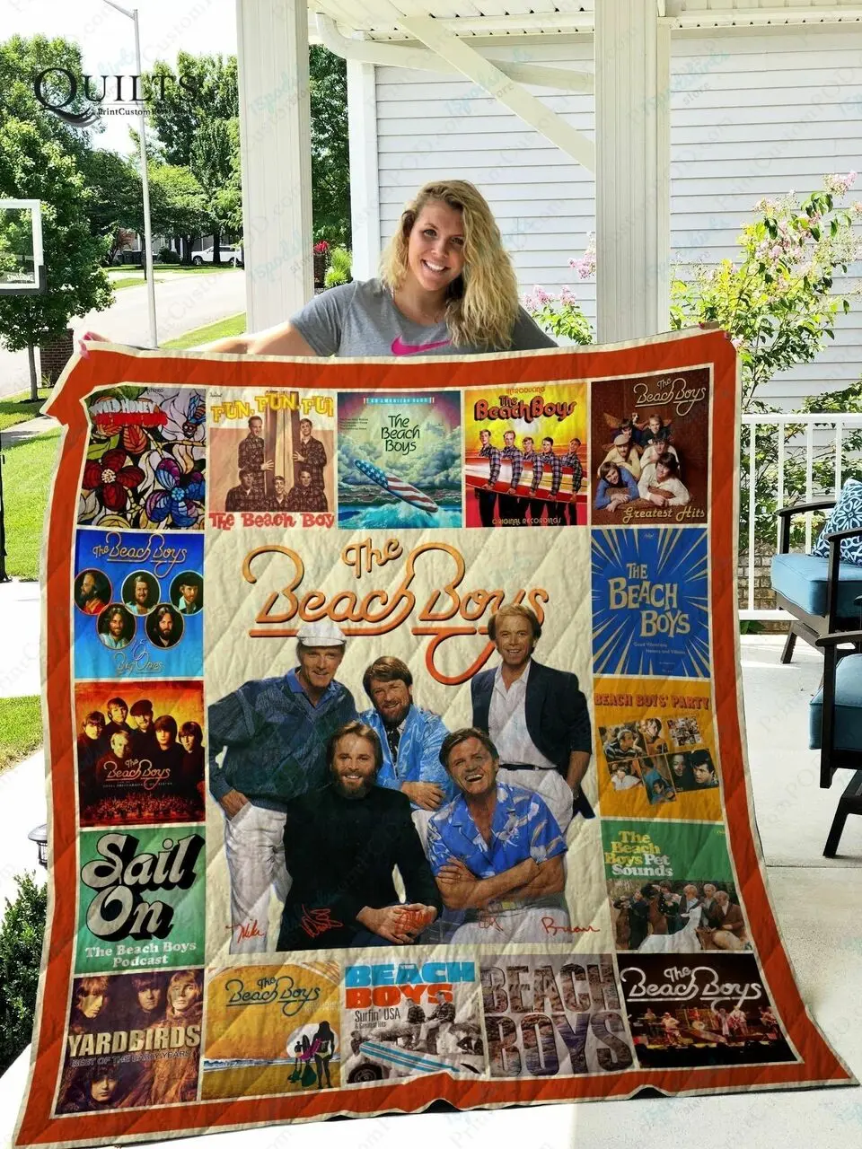 Tlmus The Beach Boys Quilt Blanket and Home Decor
