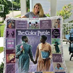 Tlmus The Color Purple Quilt Blanket Ver 1 and Home Decor