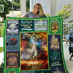 Tlmus The Legend Of Zelda Quilt Blanket 01 and Home Decor