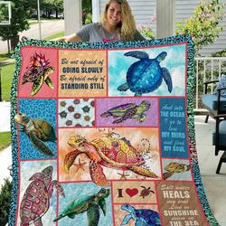 Tlmus Turtle Quilt Blanket Ver2 and Home Decor