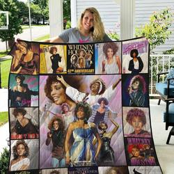 Tlmus Whitney_Houston Quilt Blanket and Home Decor