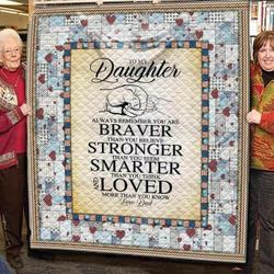 To My Daughter 03 3D Blanket Th0807 Quilt and Home Decor